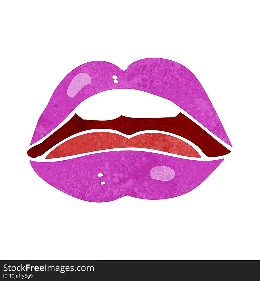 Halloween Mouth Cartoon Symbol