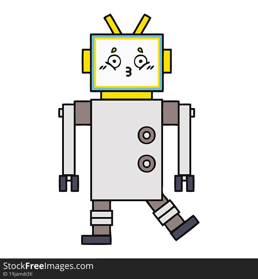 Cute Cartoon Robot