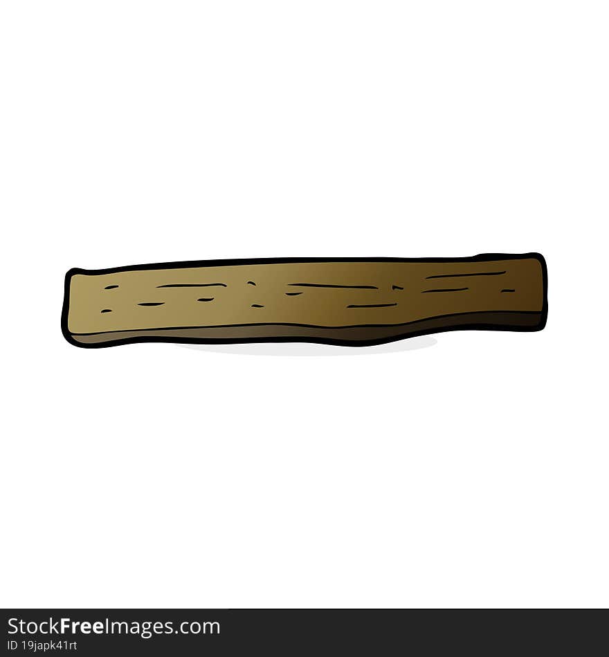 cartoon wood post