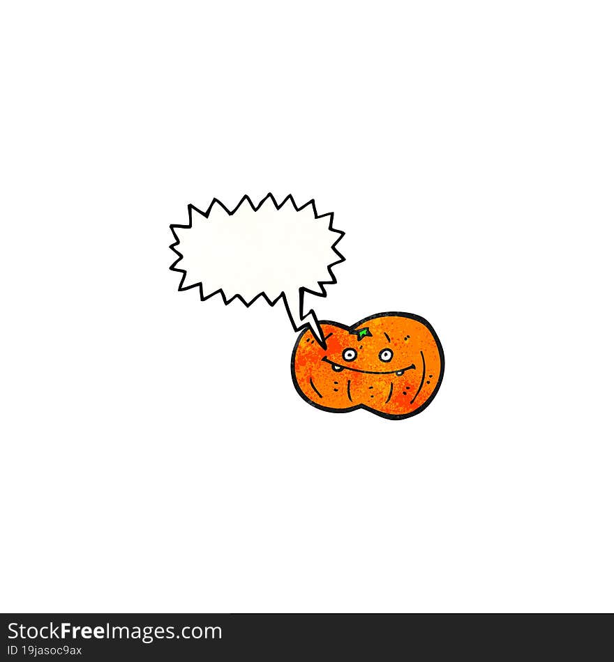 cartoon pumpkin