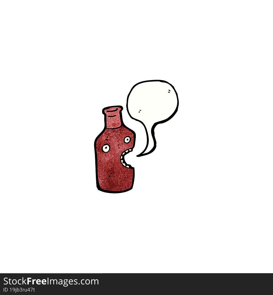 cartoon bottle