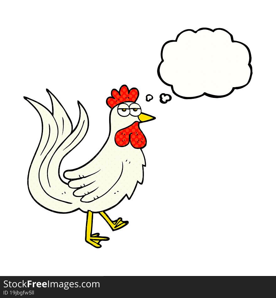 thought bubble cartoon cock