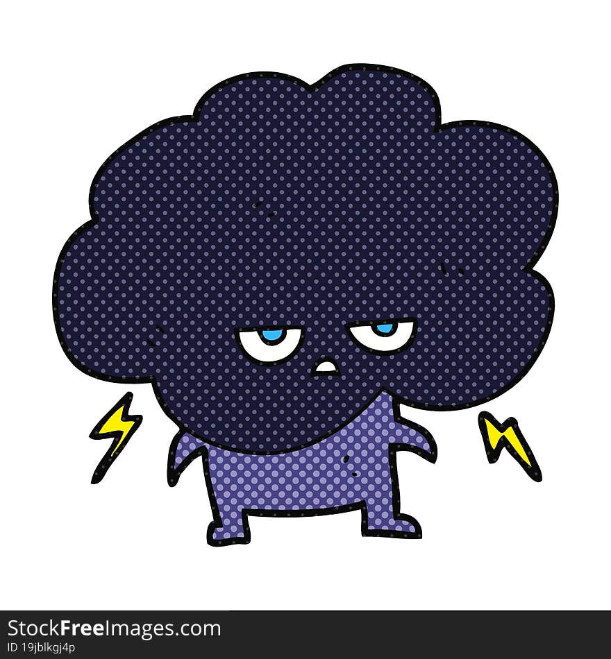 Cartoon Raincloud