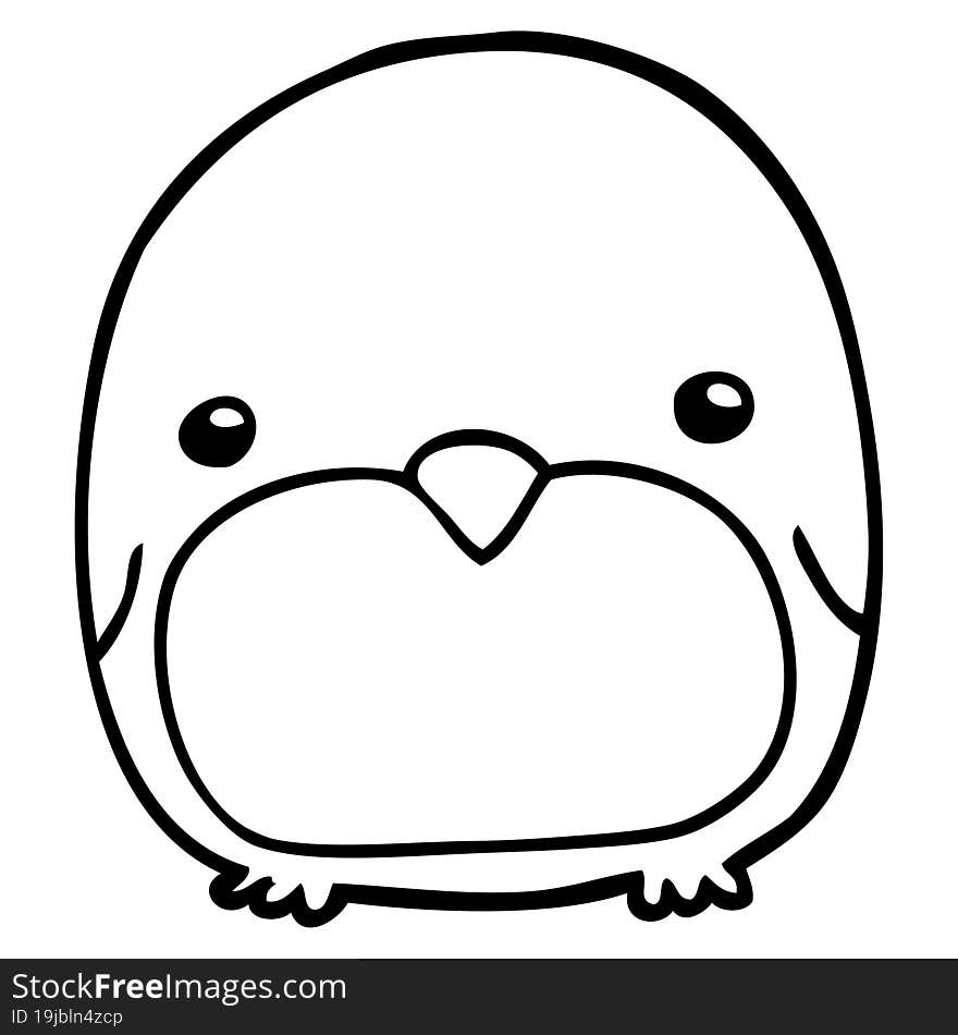 Cute Cartoon Penguin