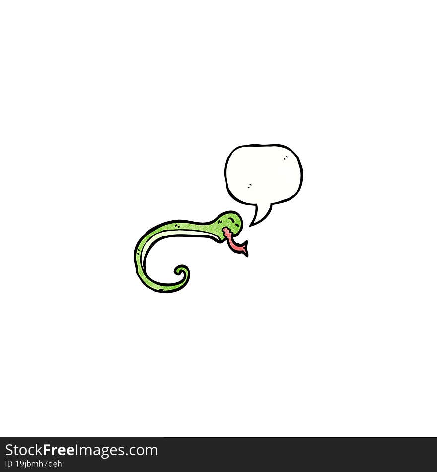 Hissing Snake Cartoon