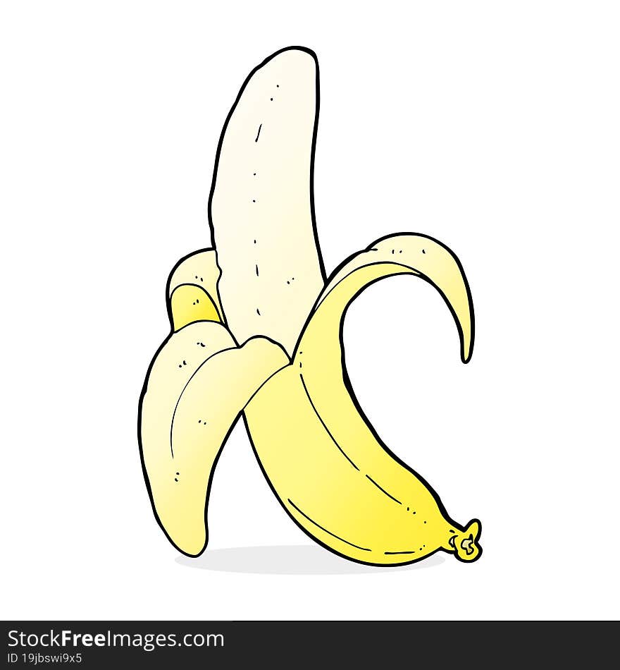 cartoon banana