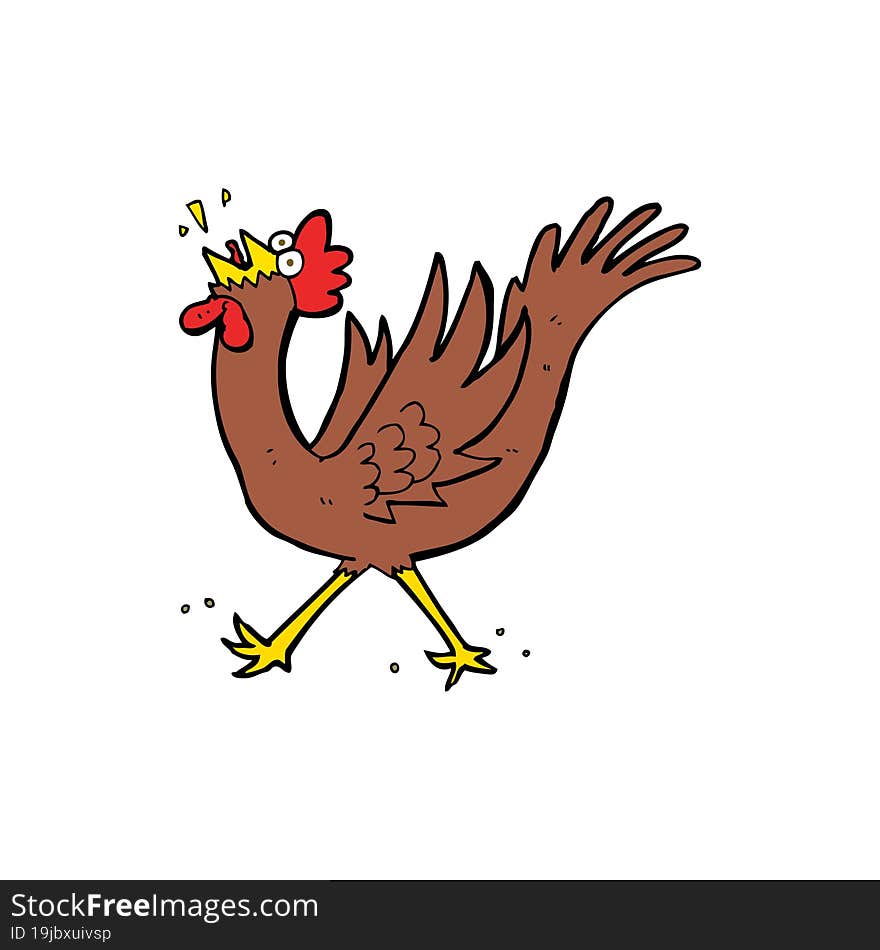 Cartoon Rooster