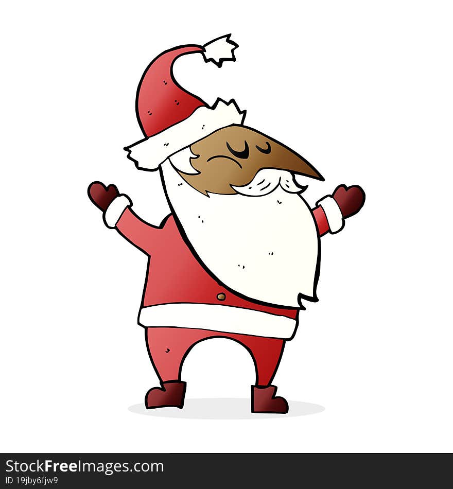 cartoon santa claus