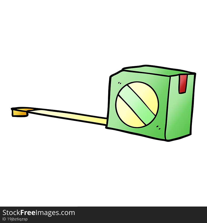 cartoon tape measure. cartoon tape measure