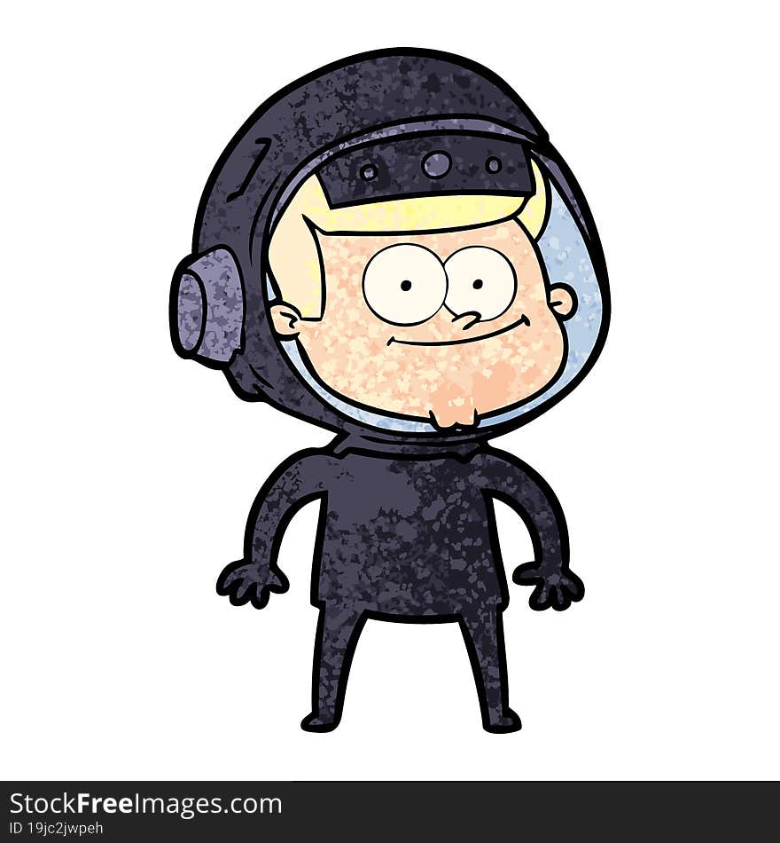 happy astronaut cartoon. happy astronaut cartoon