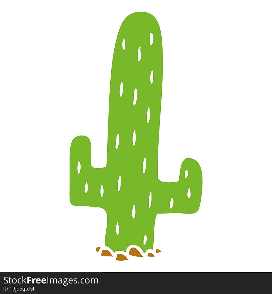 hand drawn cartoon doodle of a cactus