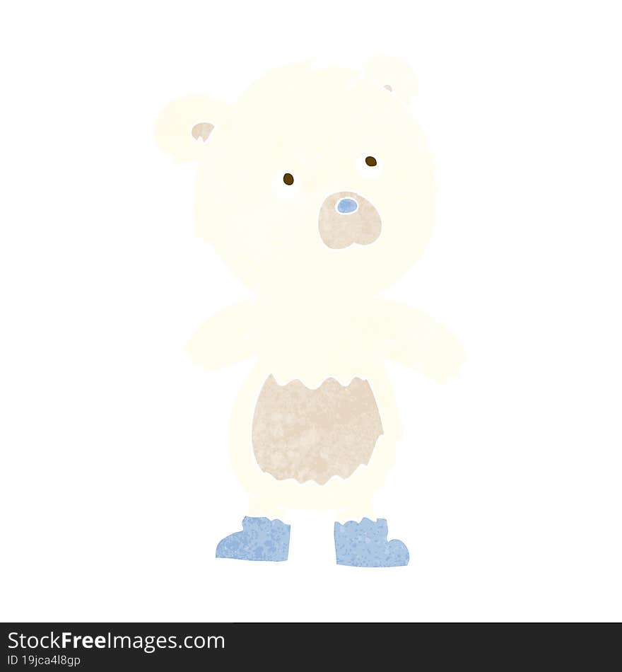 cartoon cute little bear