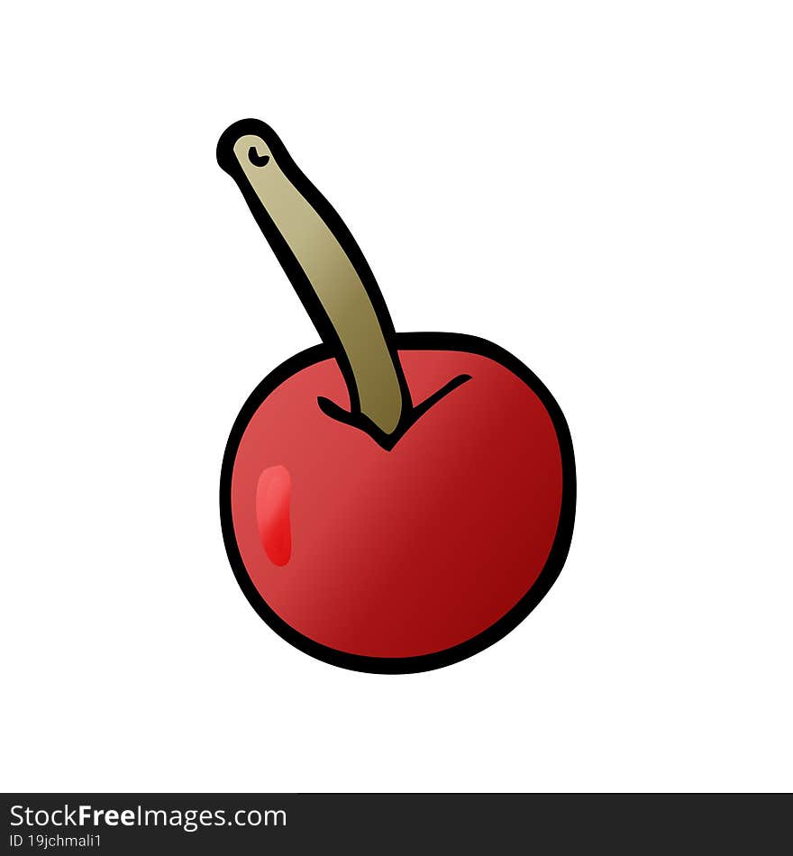 Cartoon Doodle Cherry