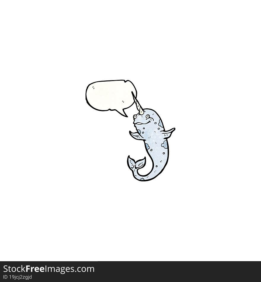 happy narwhal cartoon