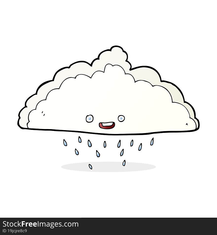 Cartoon Rain Cloud