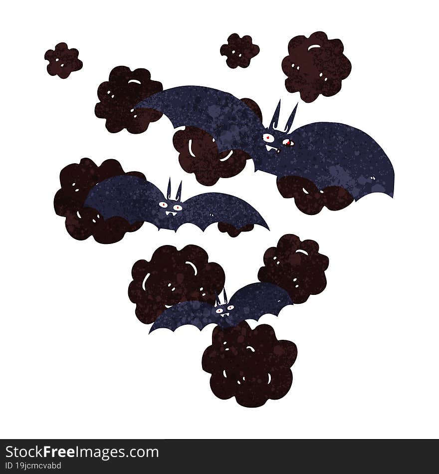 cartoon vampire bats