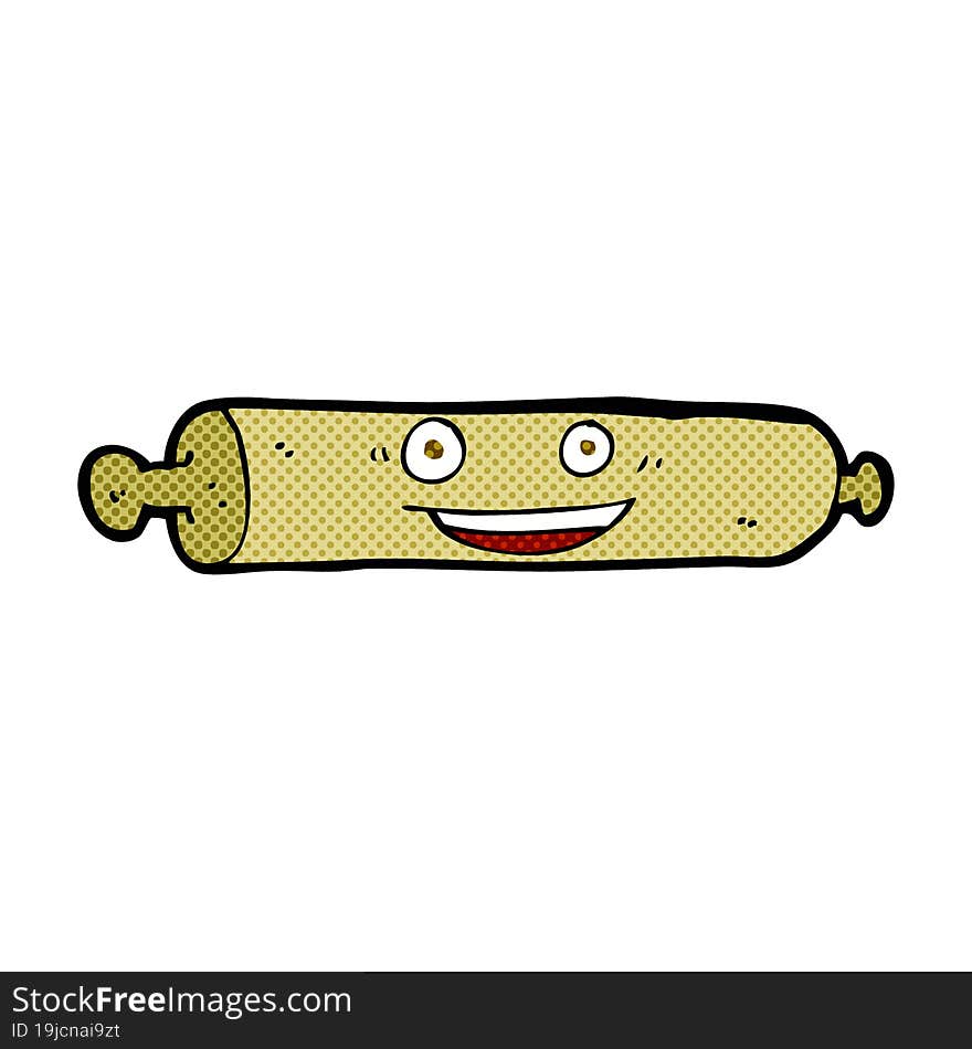 cartoon rolling pin