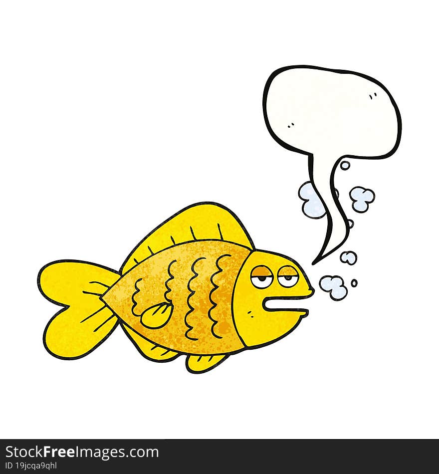 texture speech bubble cartoon funny fish