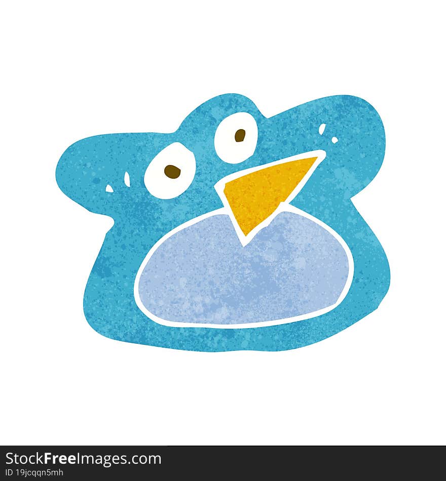 funny cartoon bird. funny cartoon bird