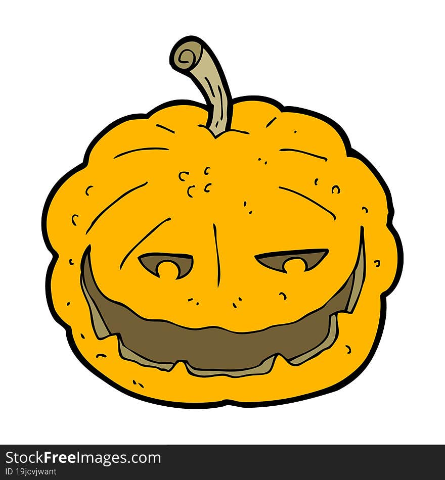 Cartoon Halloween Pumpkin