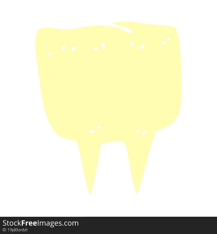 cartoon doodle tooth