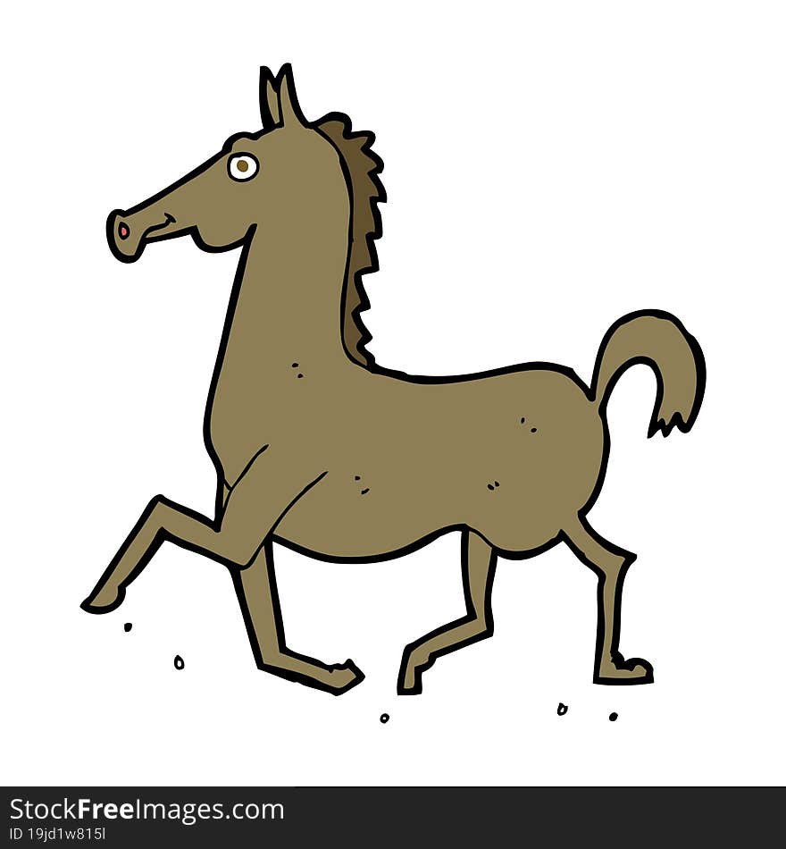 cartoon horse