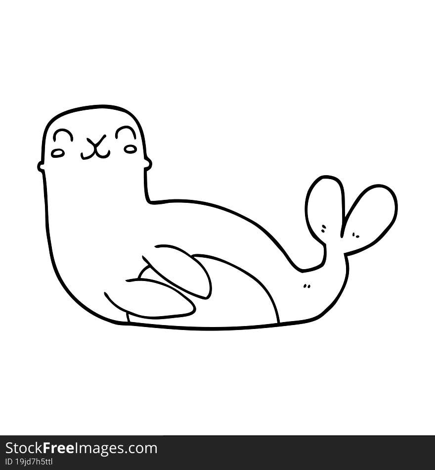 cartoon seal