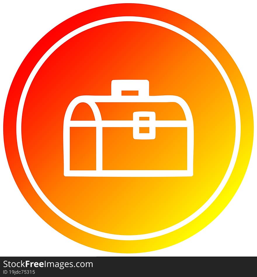 tool box circular in hot gradient spectrum