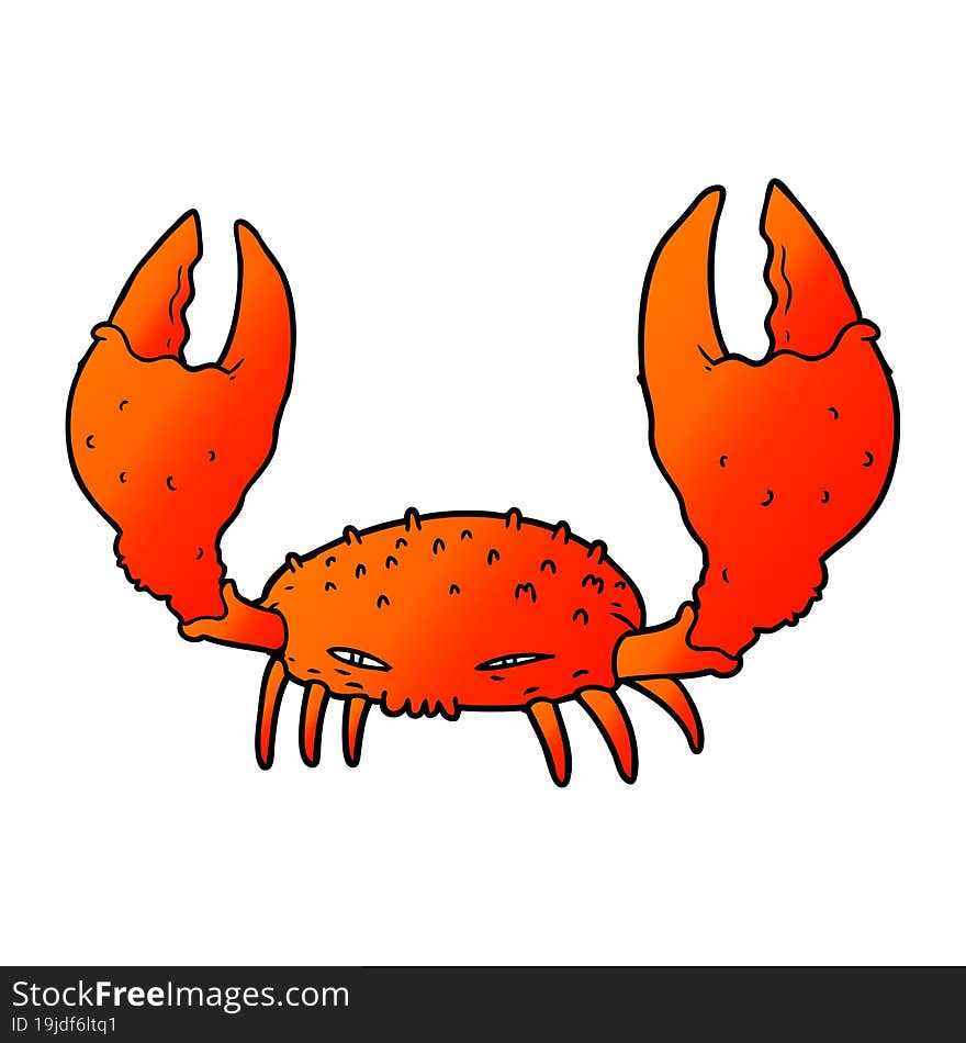 cartoon crab. cartoon crab