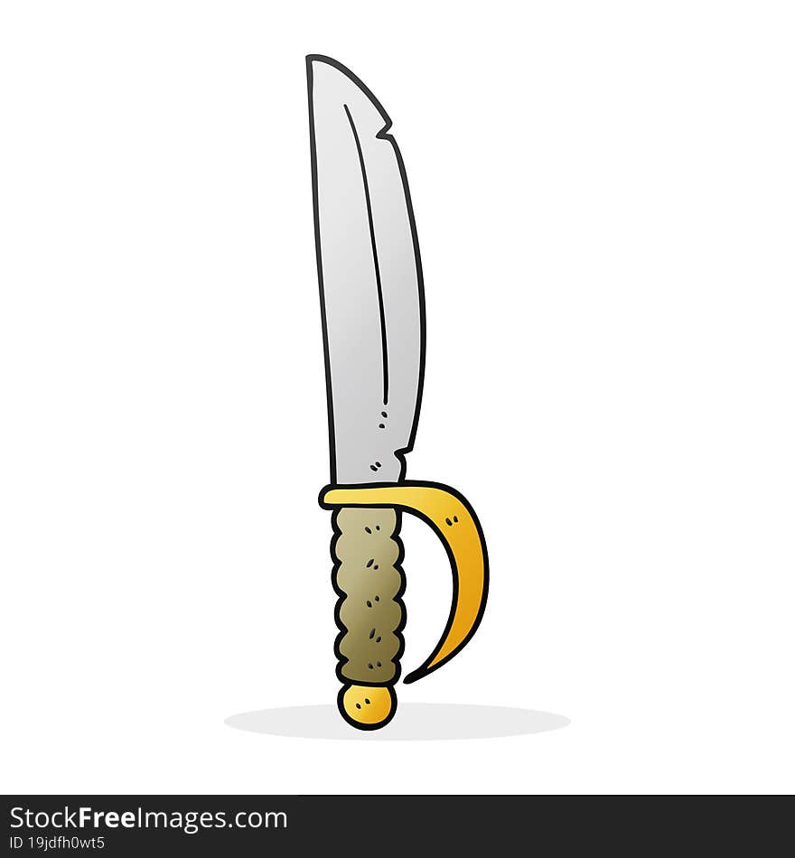 cartoon knife