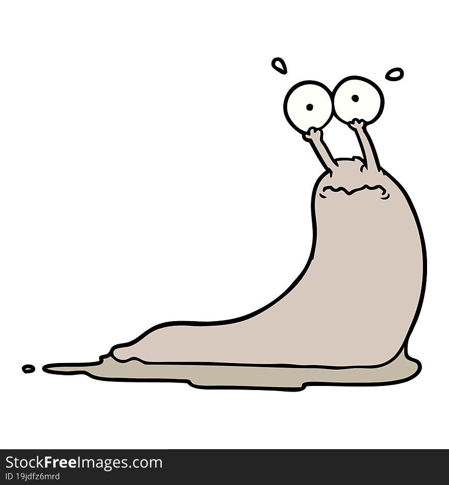 cartoon slug. cartoon slug