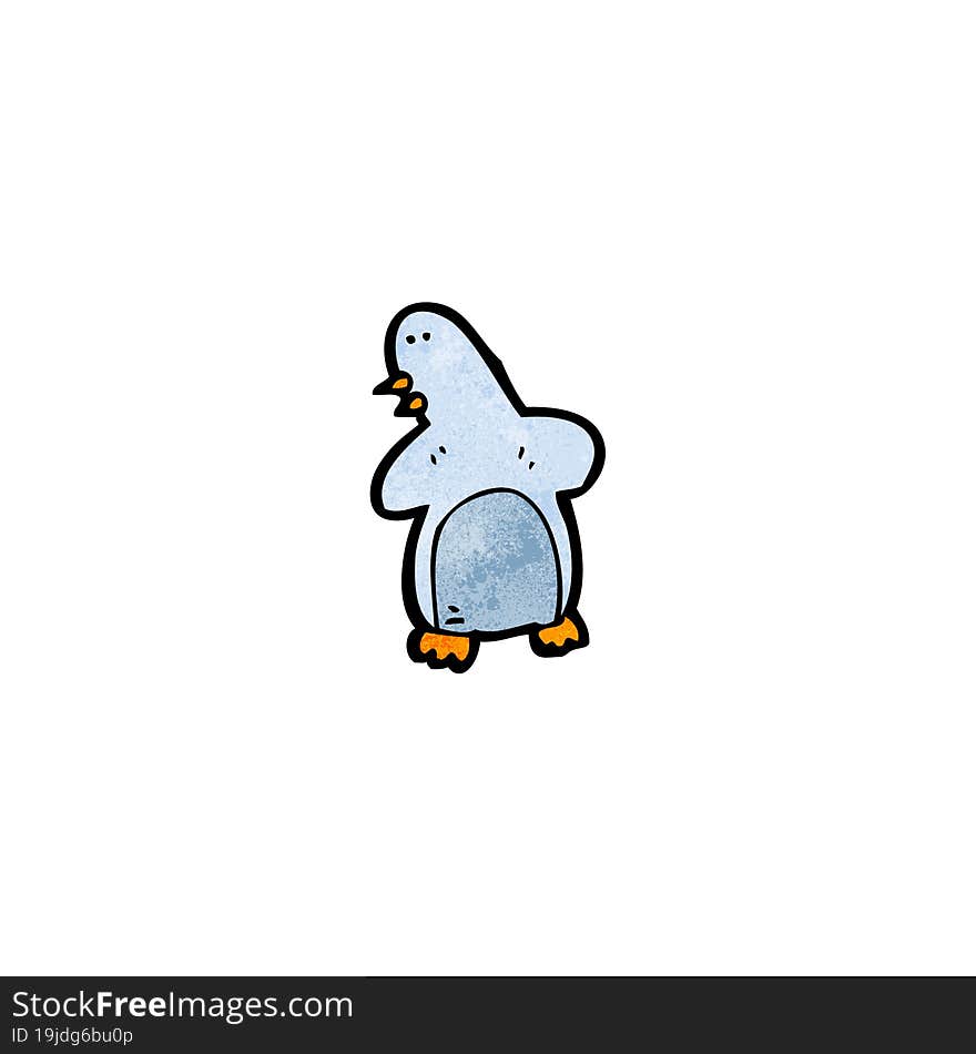 cartoon penguin