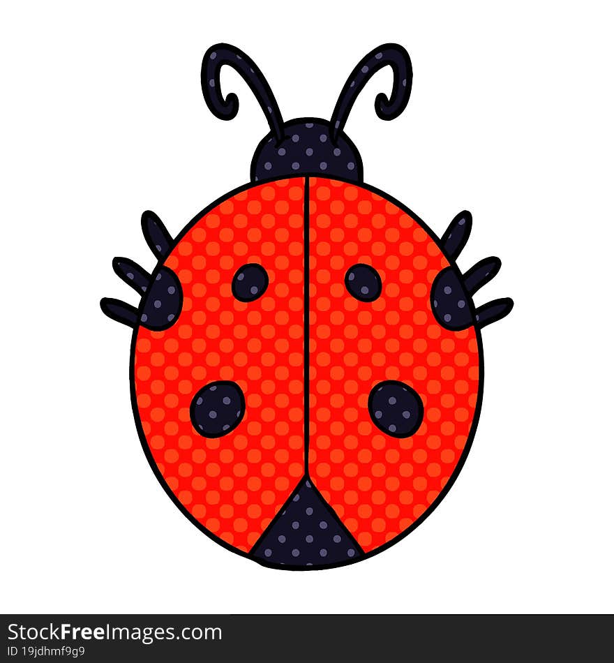 cartoon ladybug. cartoon ladybug