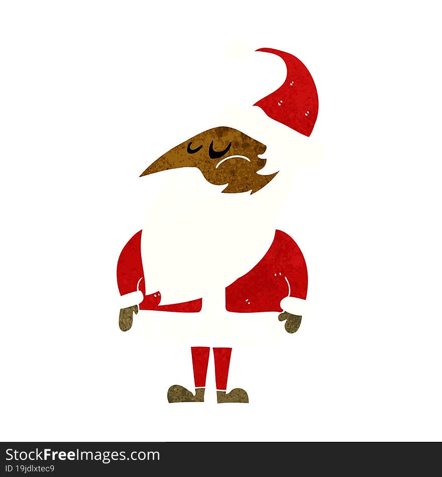 cartoon santa claus