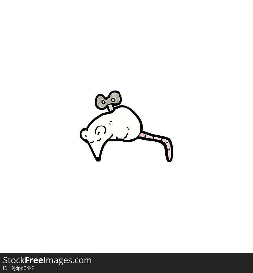 cartoon clockwork mouse