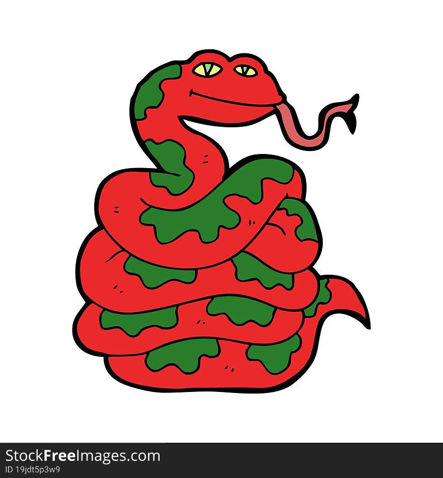 cartoon snake