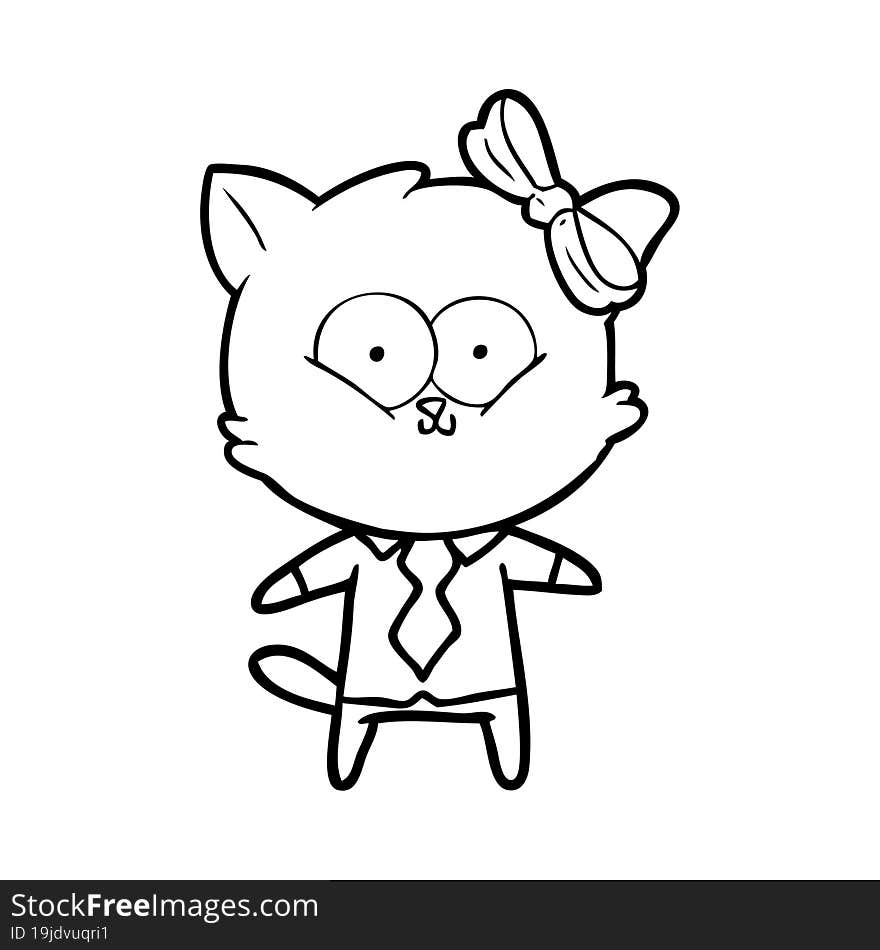 cartoon cat. cartoon cat