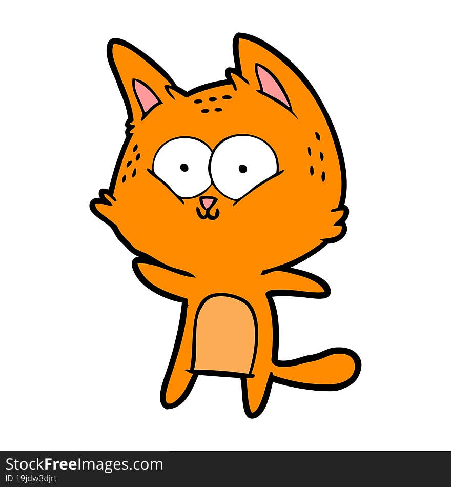 cartoon cat. cartoon cat