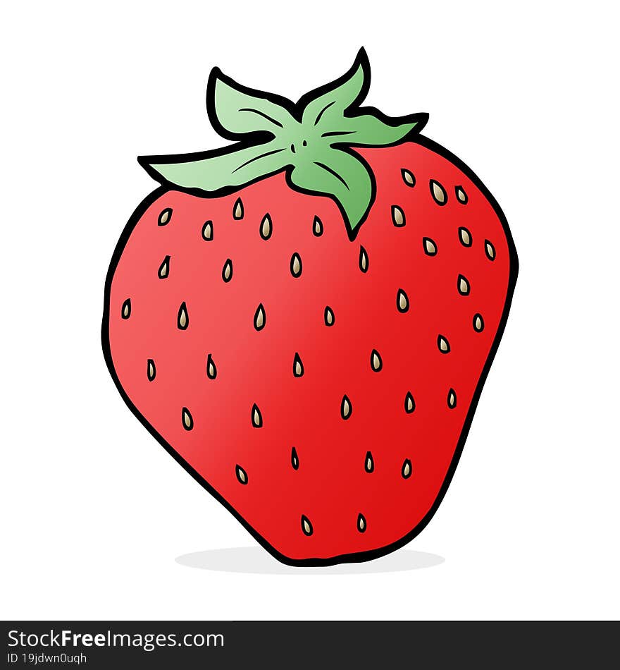 cartoon strawberry