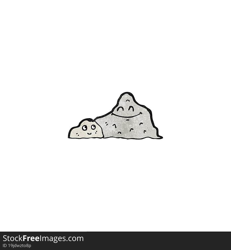 Cartoon Happy Mountain