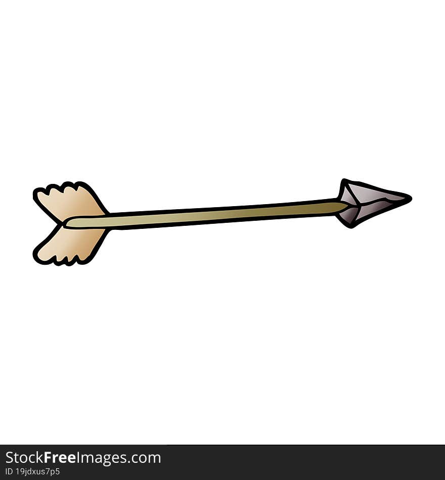 cartoon doodle arrow