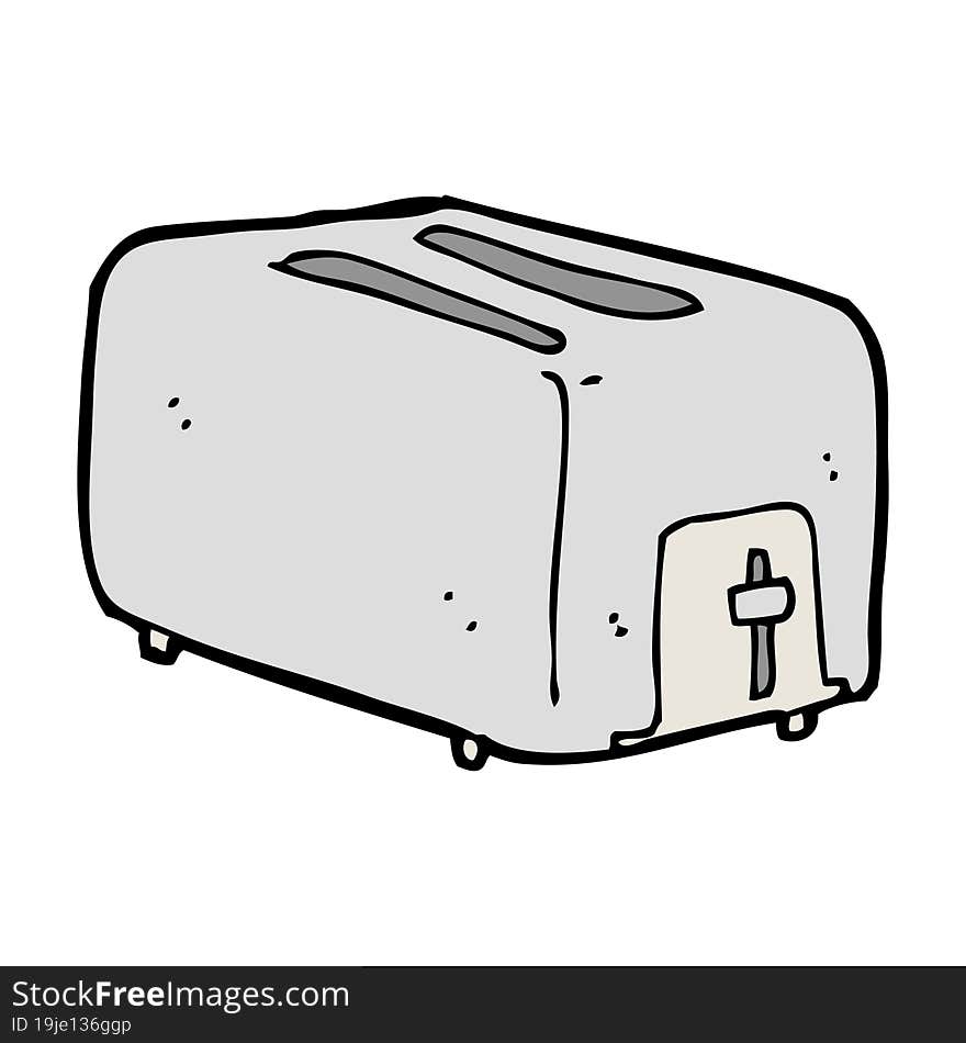 cartoon toaster