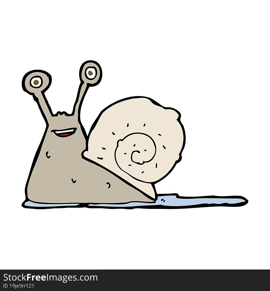 cartoon snail