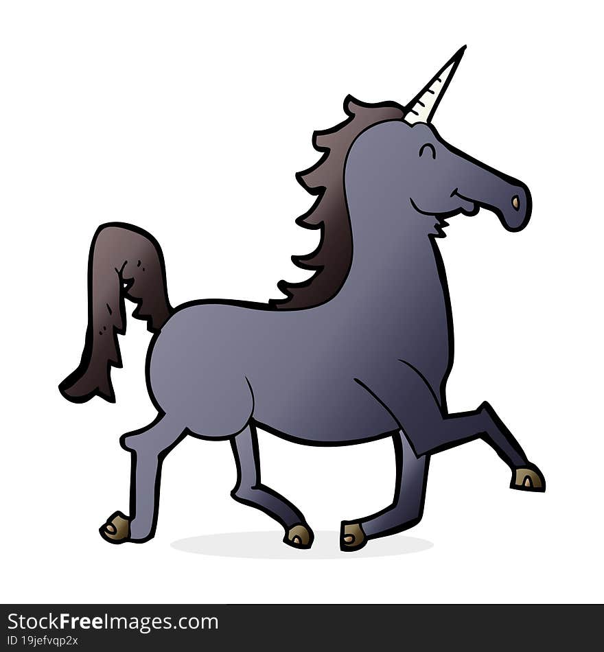 cartoon unicorn