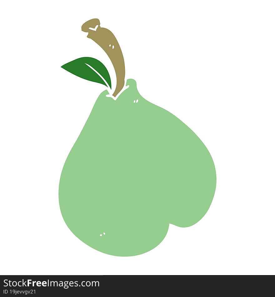 Cartoon Doodle Healthy Pear