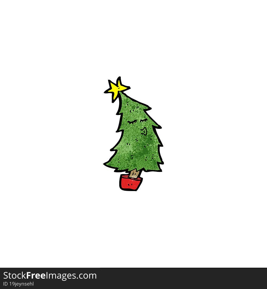 Cartoon Christmas Tree