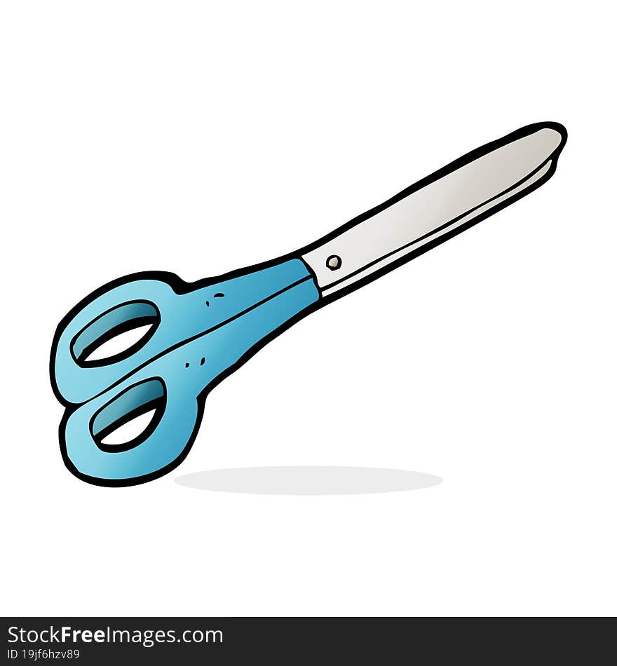 cartoon scissors