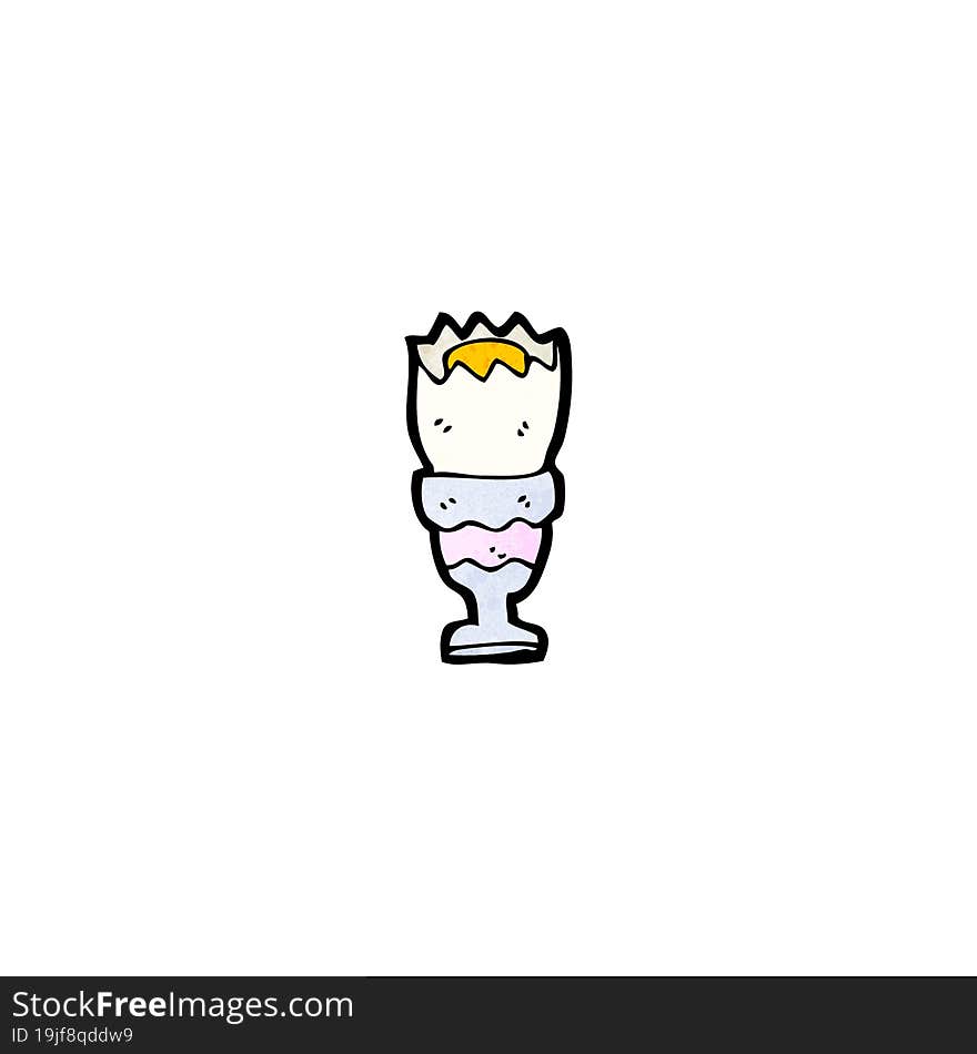 boiled egg cartoon