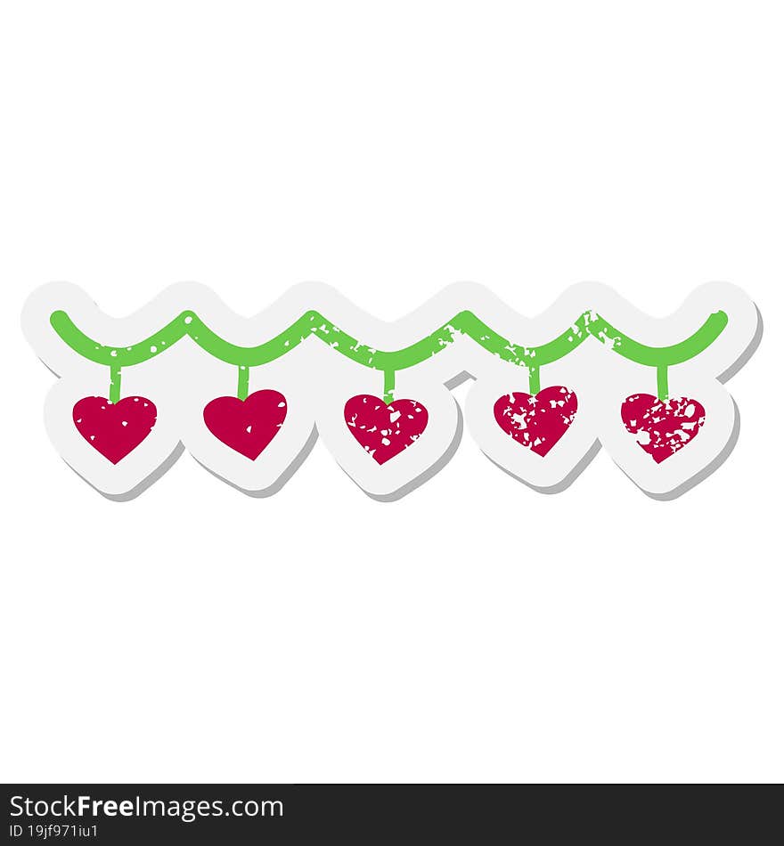 valentine decoration grunge sticker