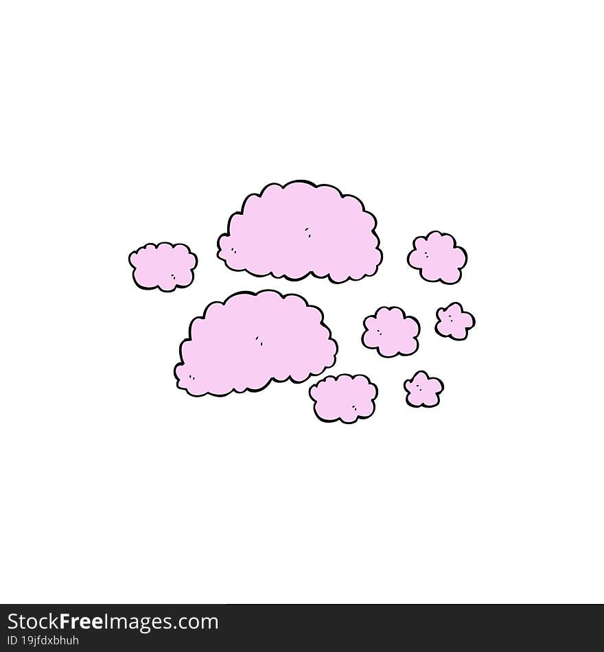 pink clouds